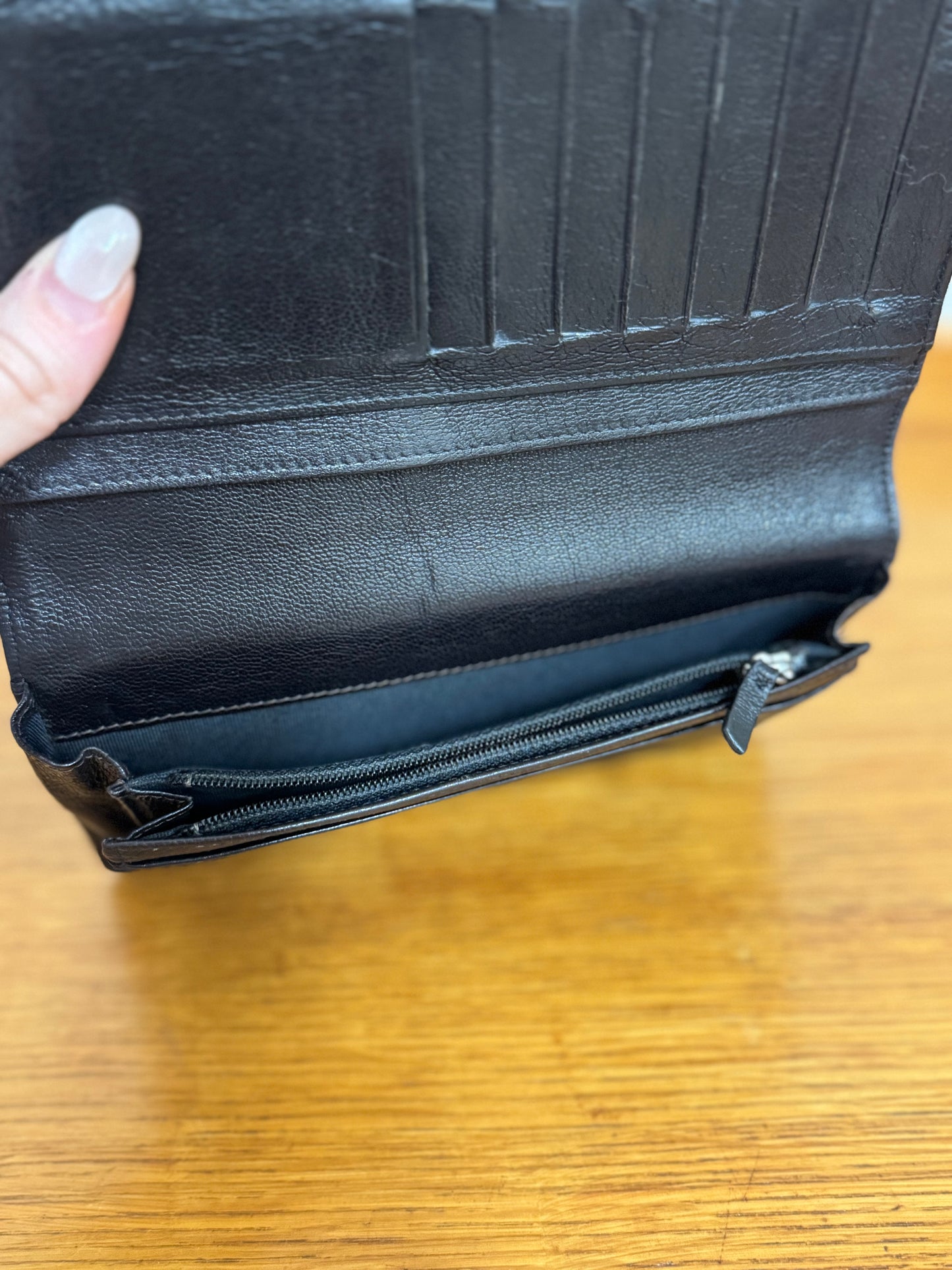 CHANEL GRAINED WALLET SERIES 11