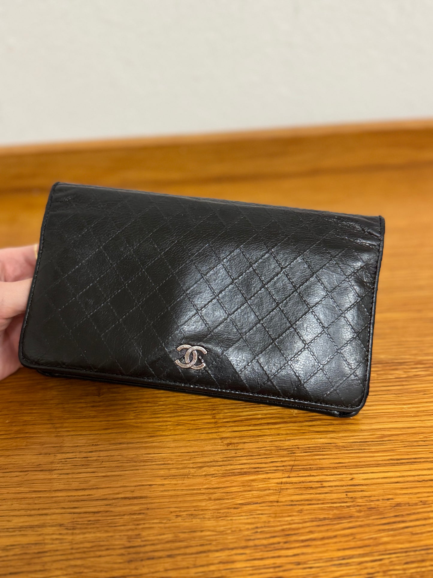 CHANEL GRAINED WALLET SERIES 11