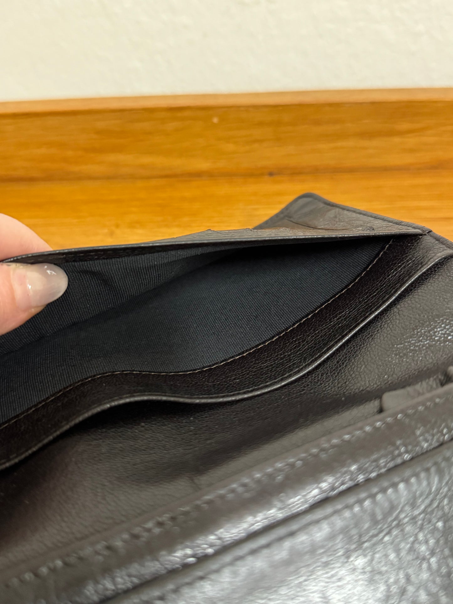 CHANEL GRAINED WALLET SERIES 11