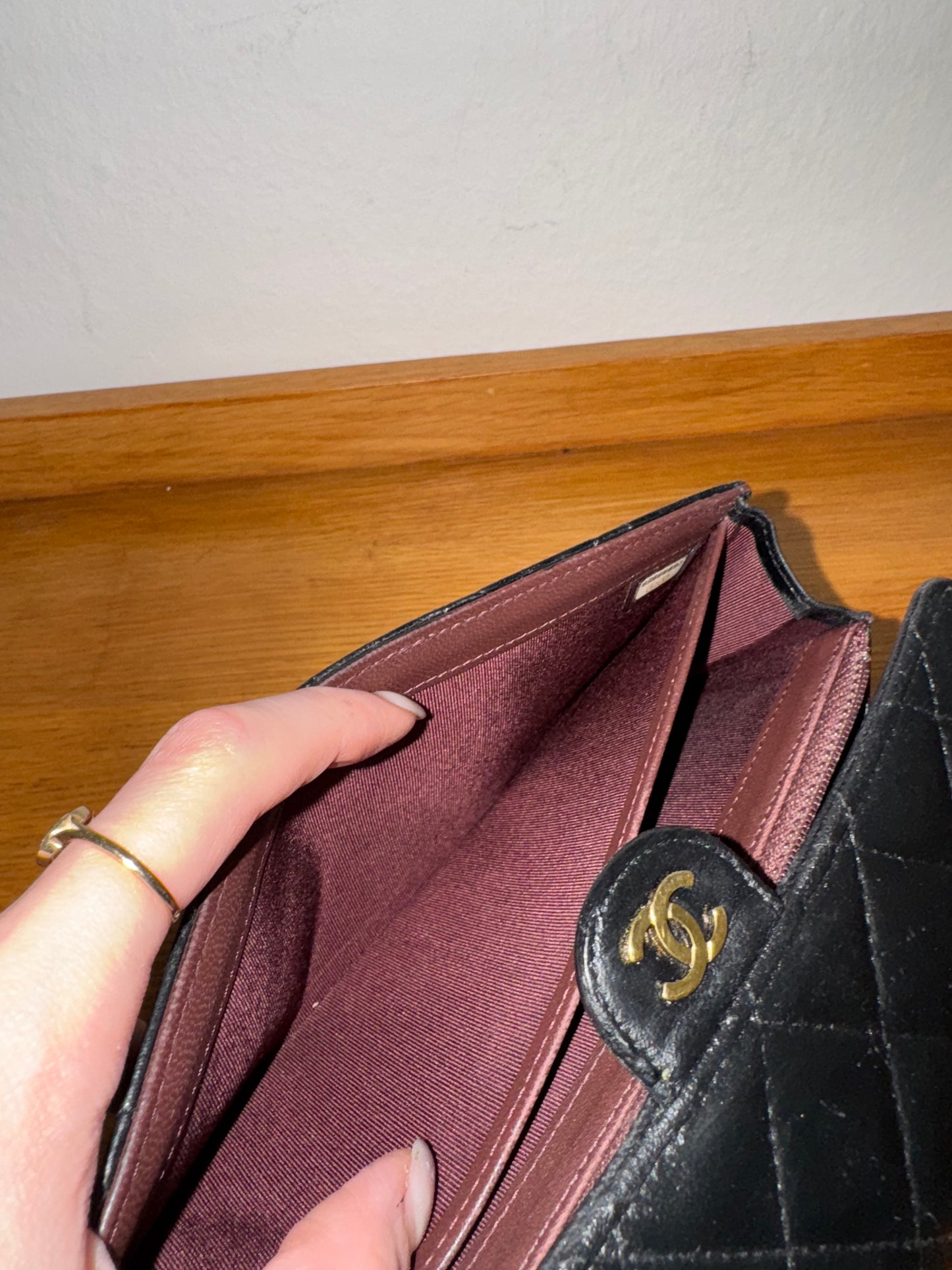 CHANEL TIMELESS CLASSIC WALLET GOLD HW SERIES 26