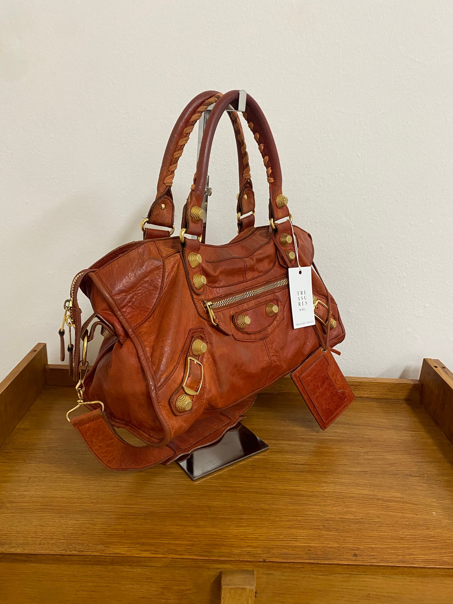 BALENCIAGA CITY BAG IN ORANGE