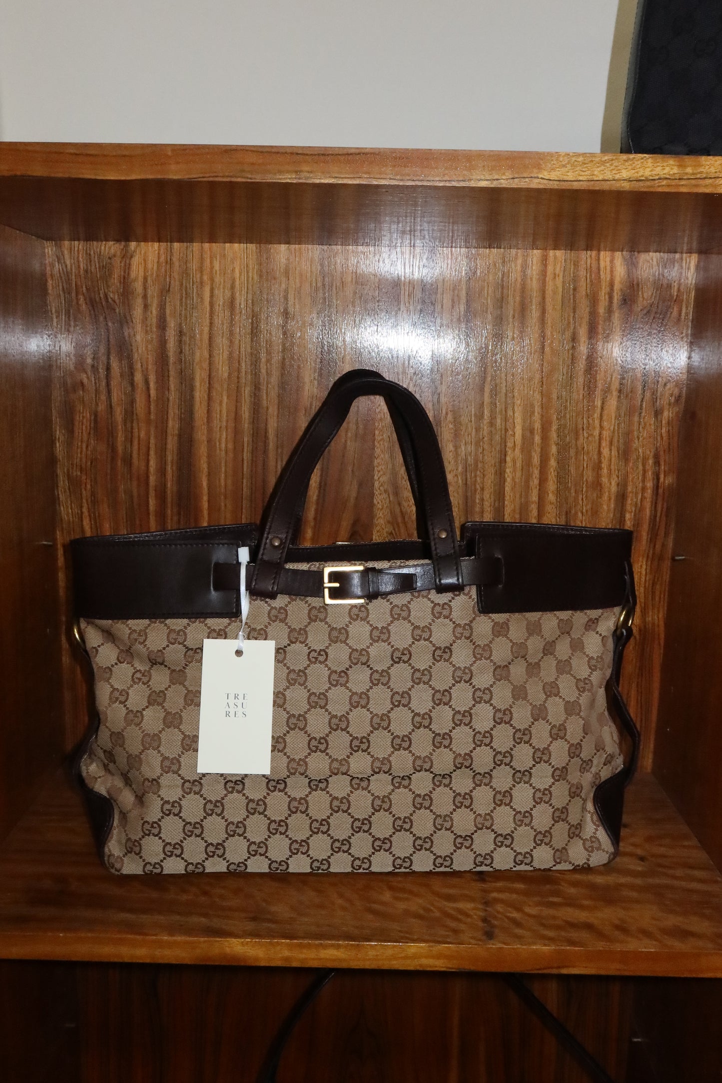 GUCCI GG BELT TOTE BAG