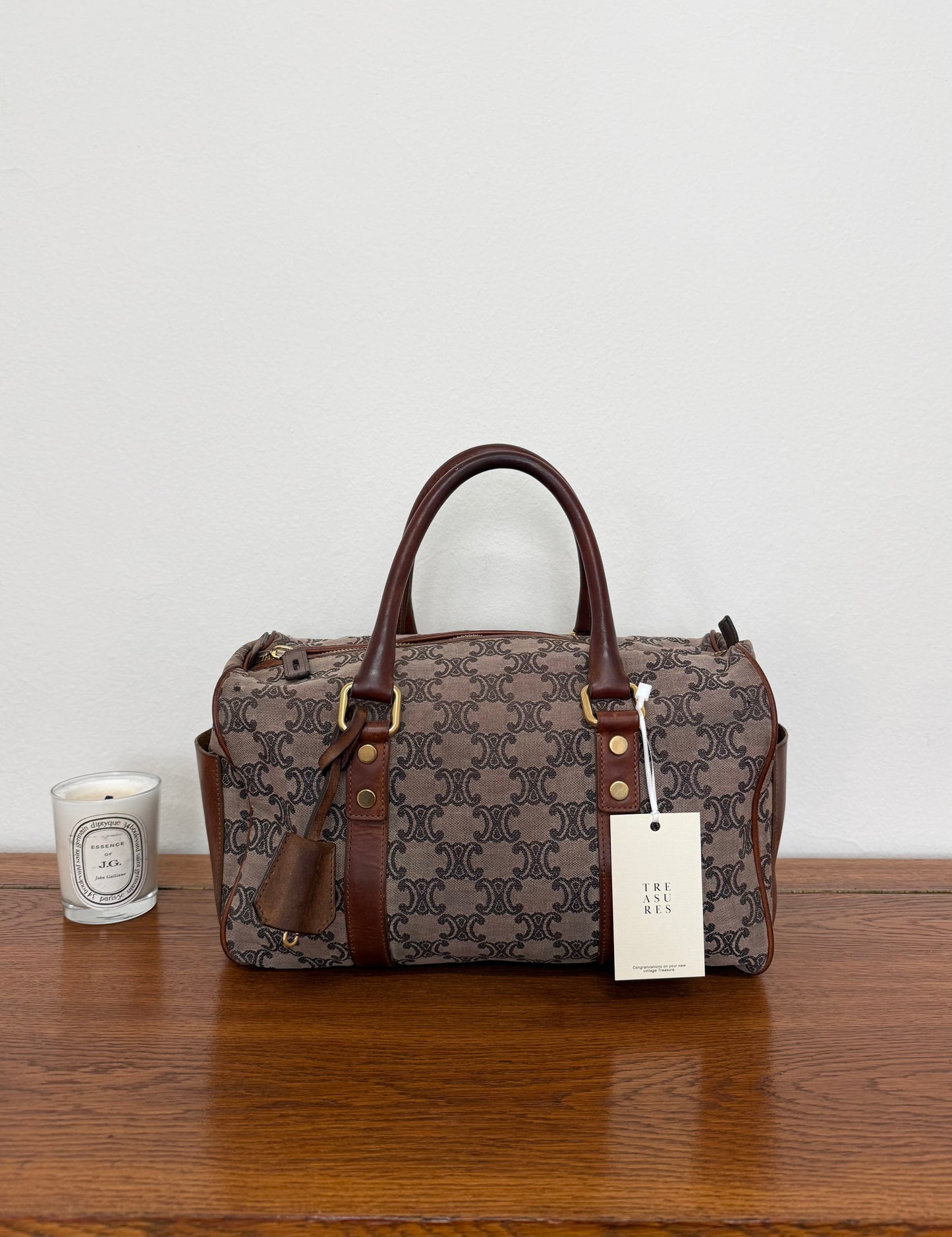 CELINE TRIOMPHE BOSTON HANDBAG