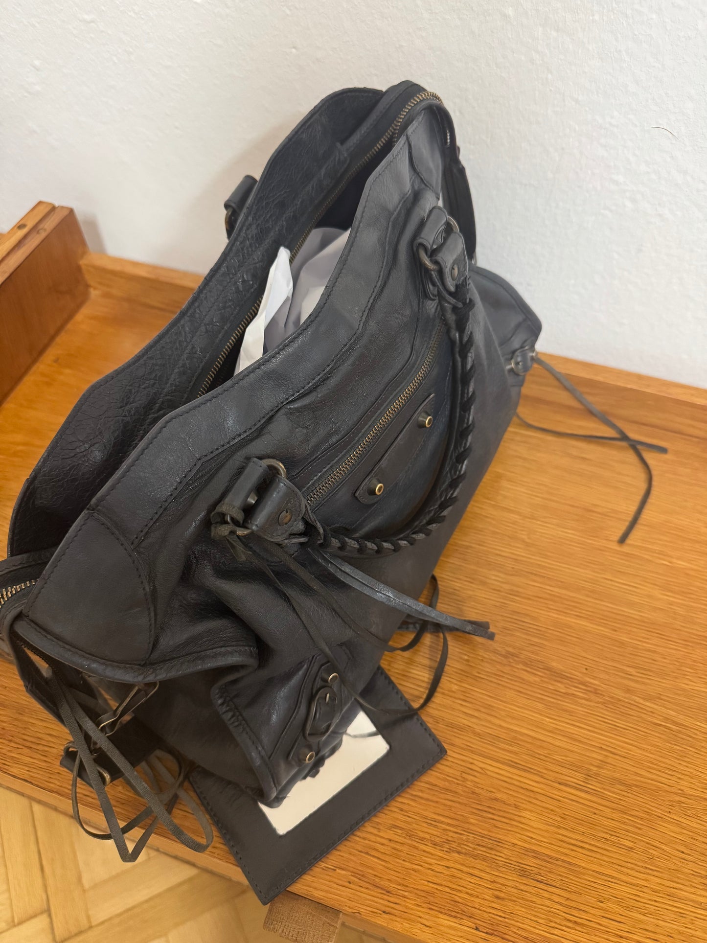 BALENCIAGA CITY BAG GREY
