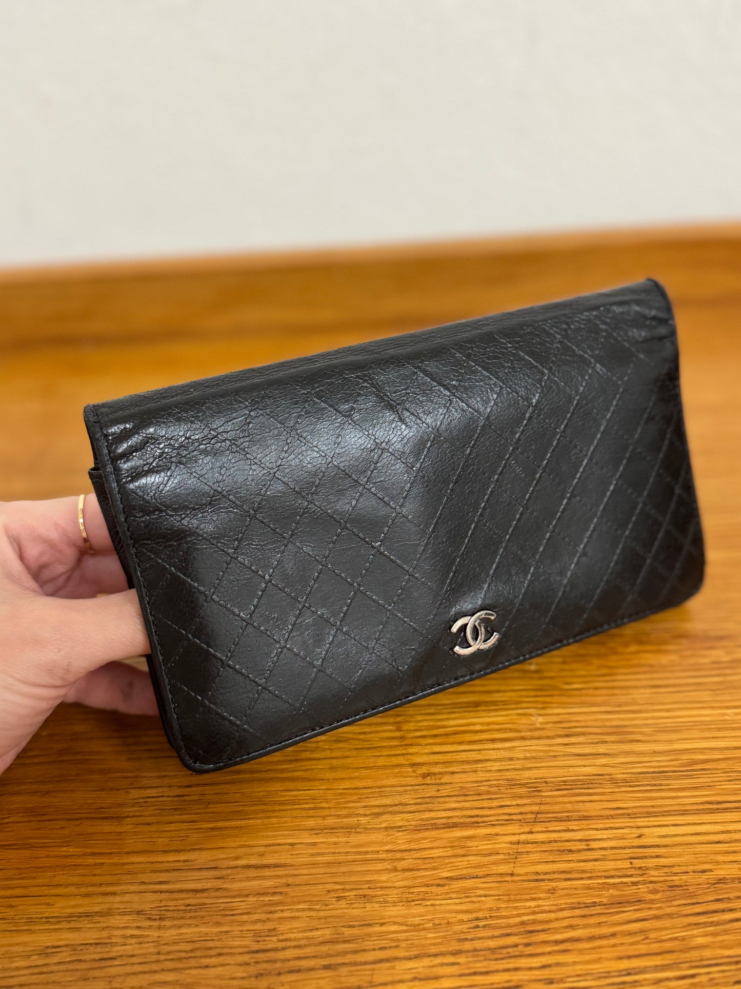 CHANEL GRAINED WALLET SERIES 11