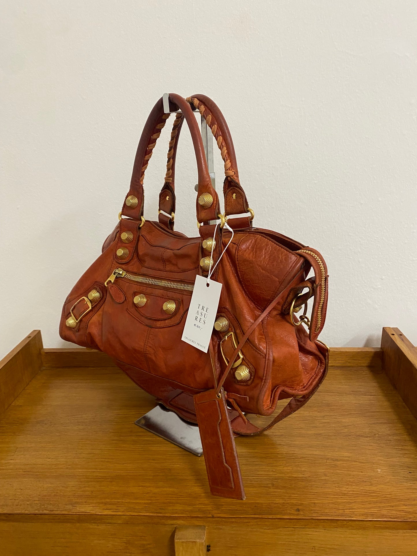 BALENCIAGA CITY BAG IN ORANGE
