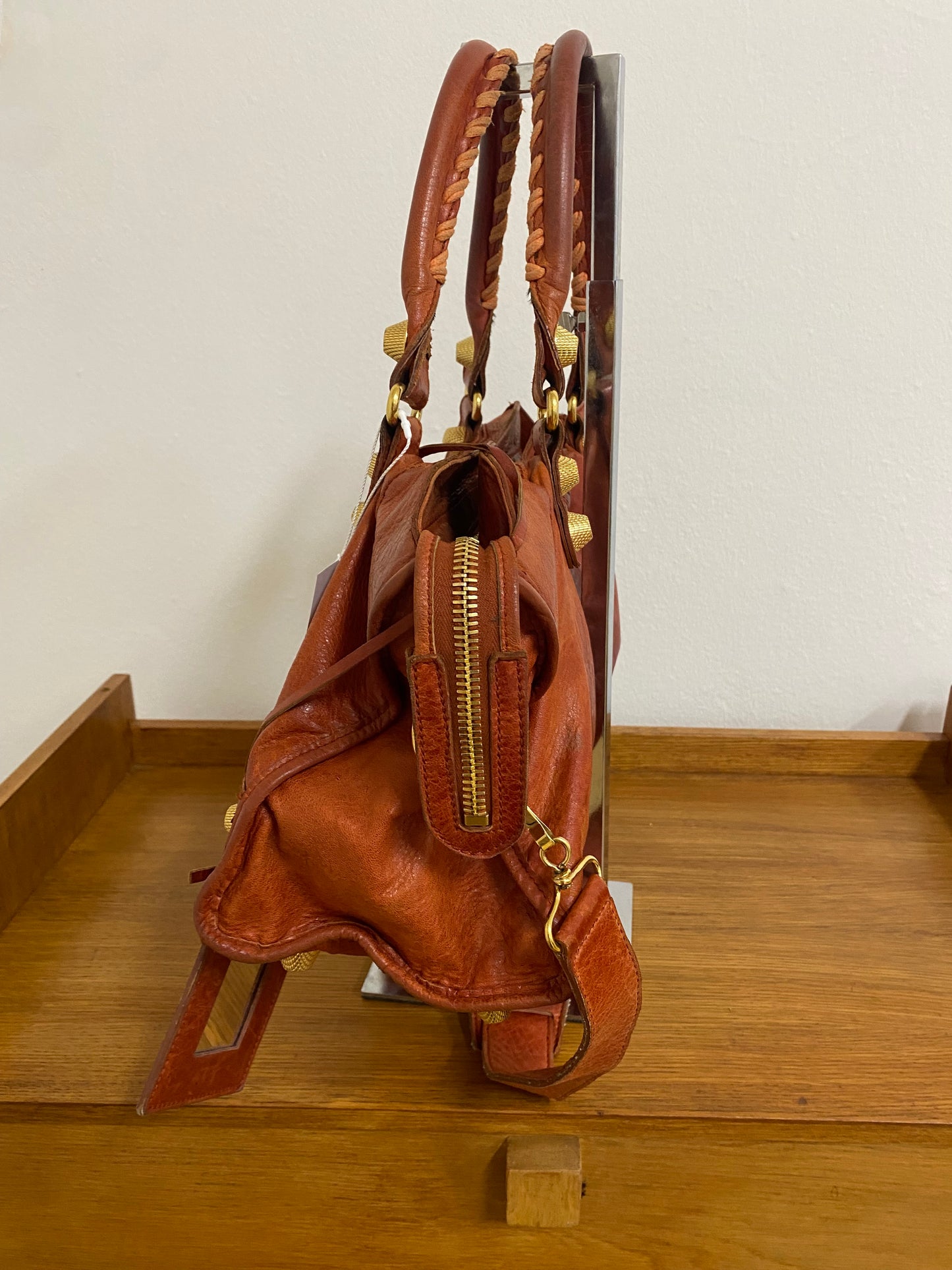 BALENCIAGA CITY BAG IN ORANGE