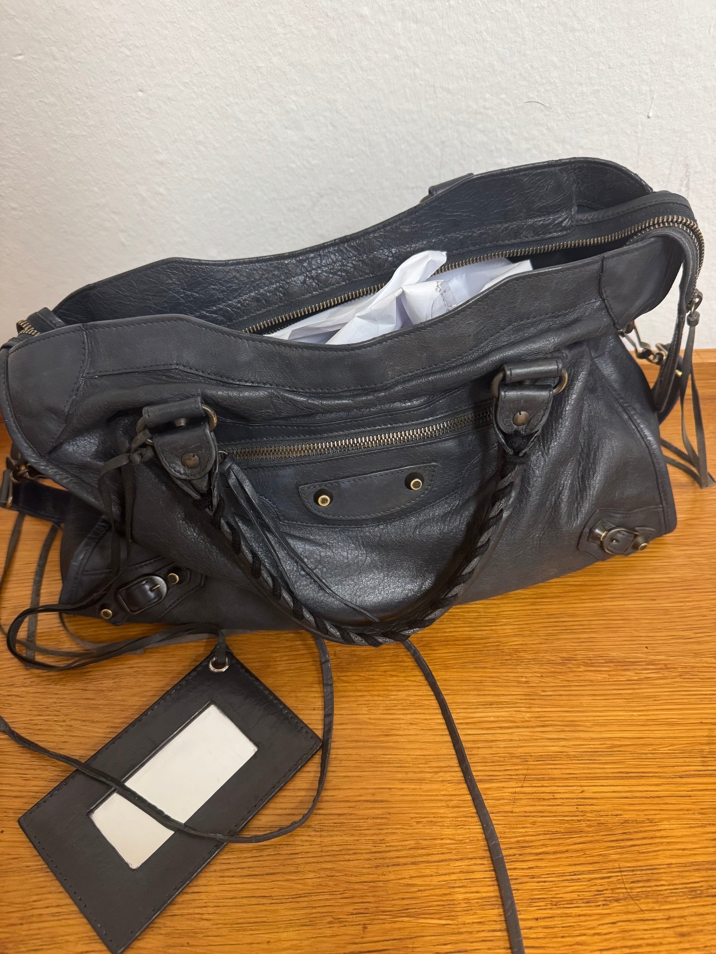 BALENCIAGA CITY BAG GREY