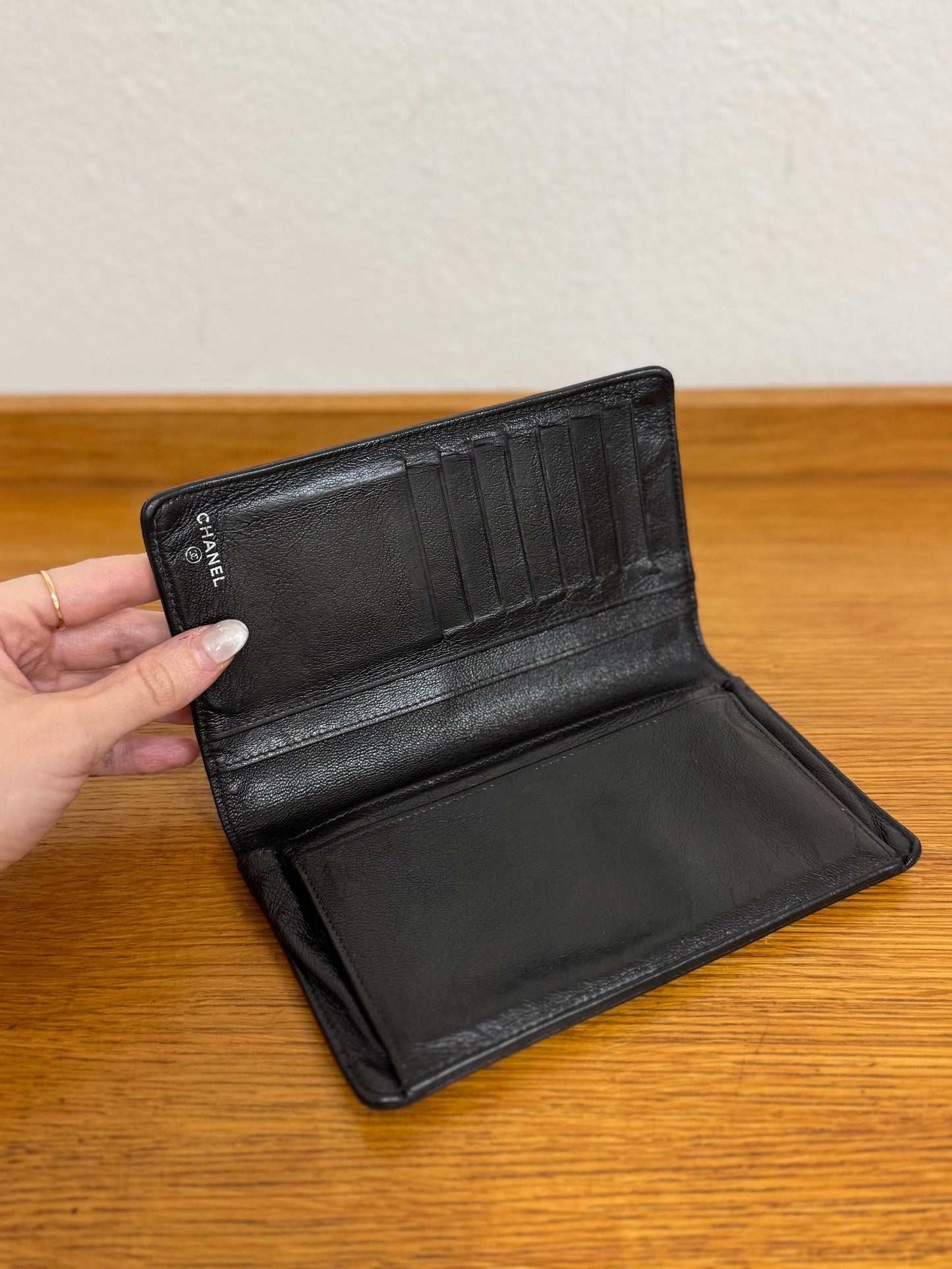 CHANEL GRAINED WALLET SERIES 11