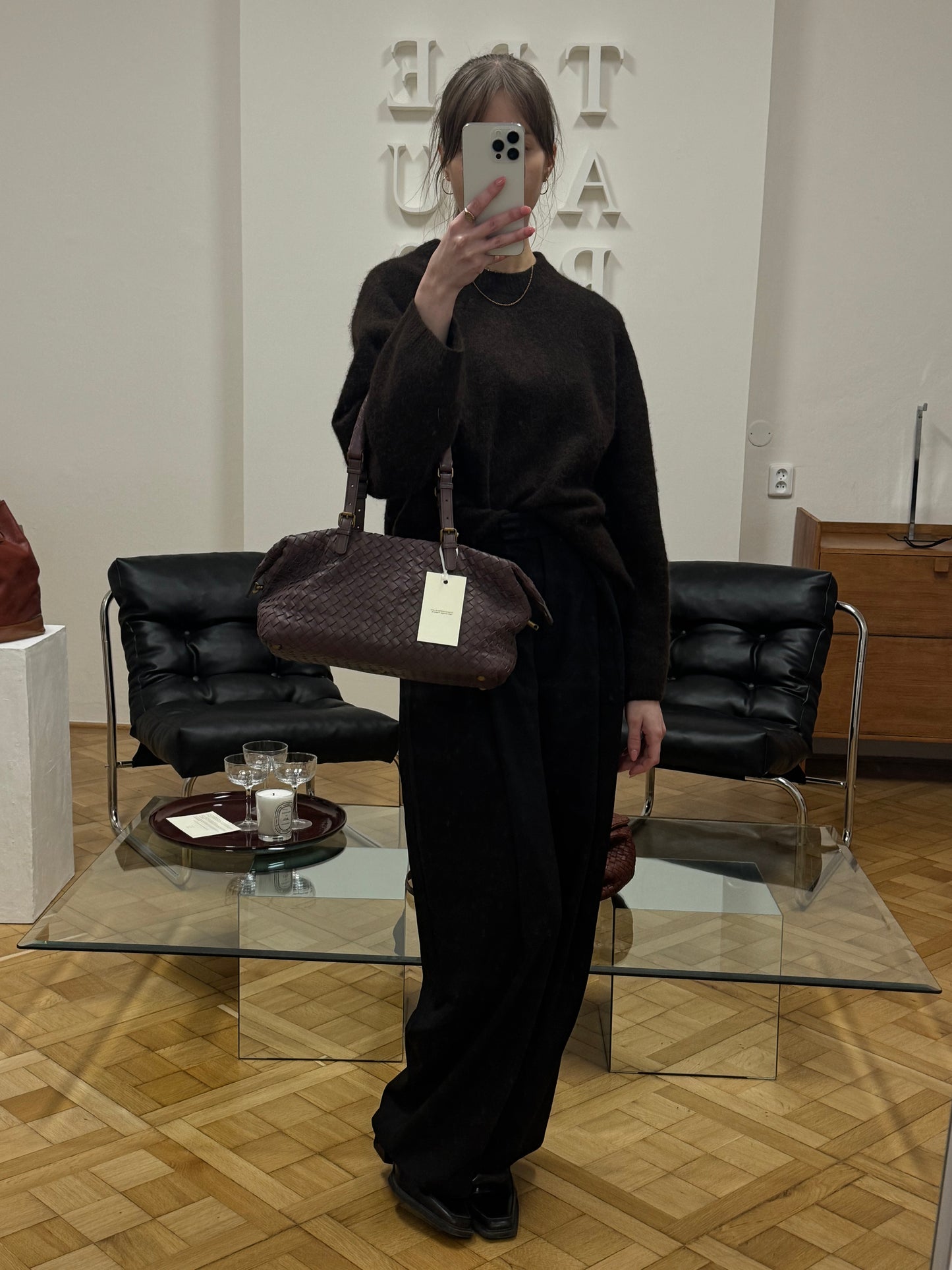 BOTTEGA VENETA INTRECCIATO SHOULDER BAG