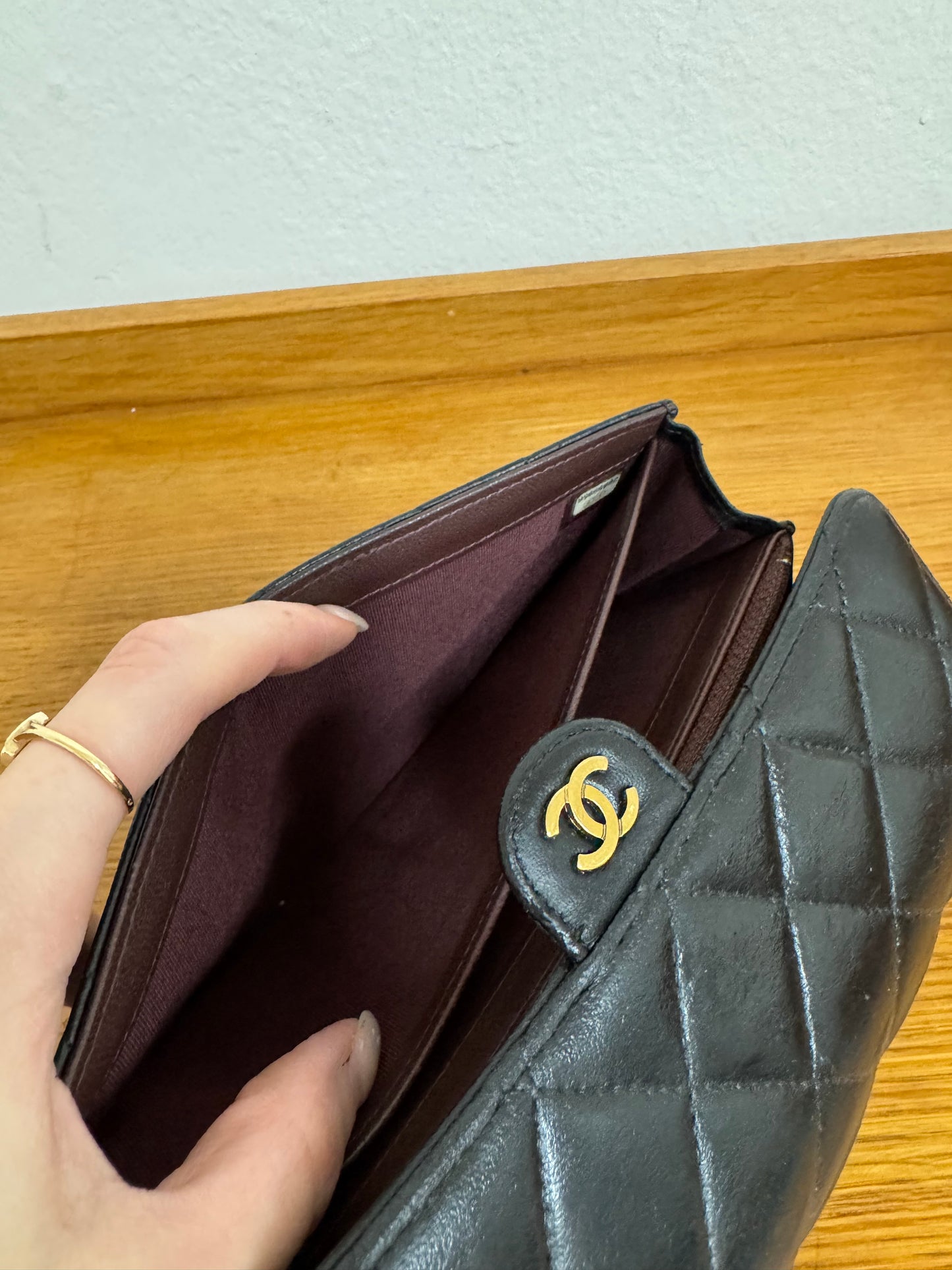 CHANEL TIMELESS CLASSIC WALLET GOLD HW SERIES 26
