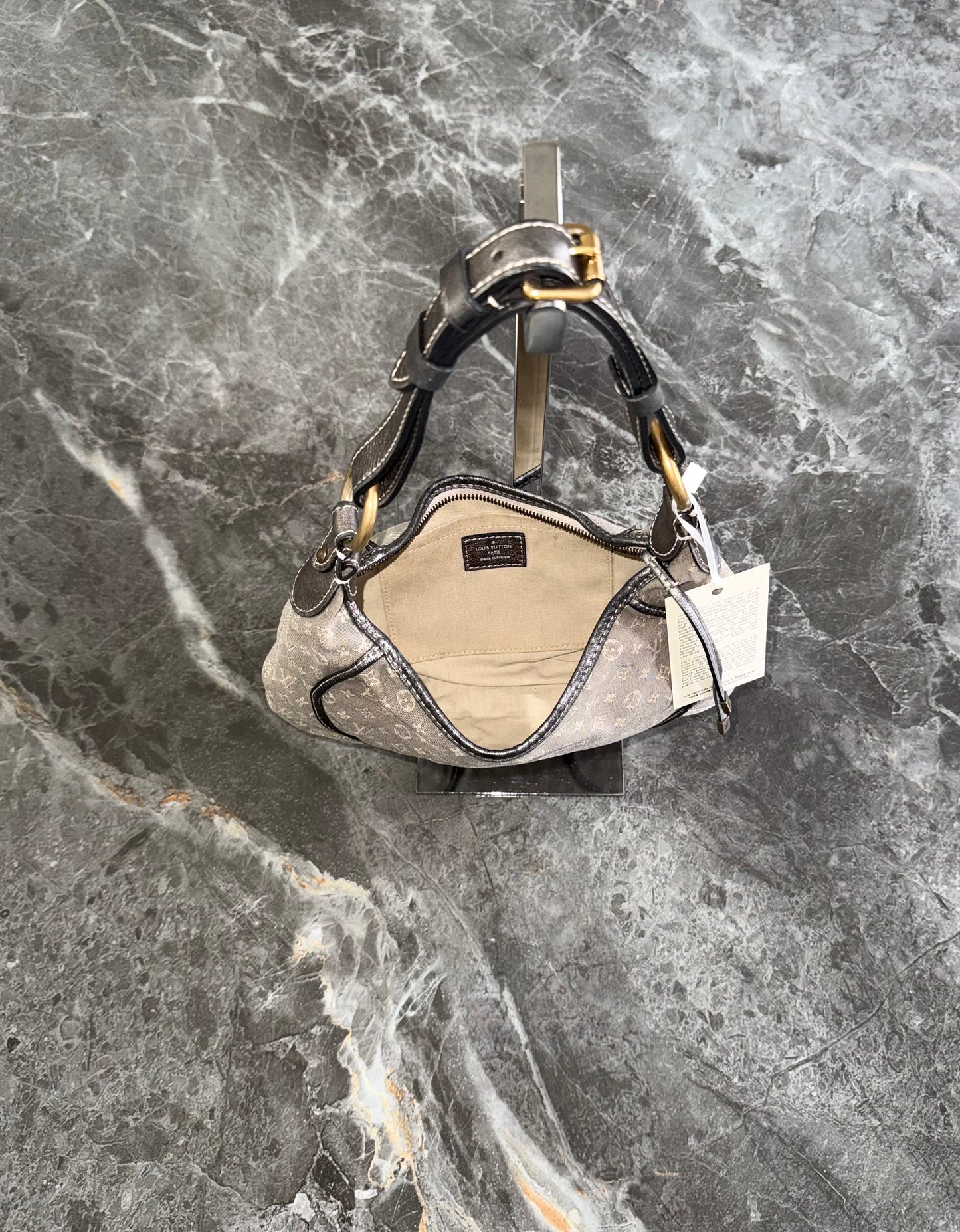LOUIS VUITTON MONOGRAM MINI MANON SHOULDER BAG GREY