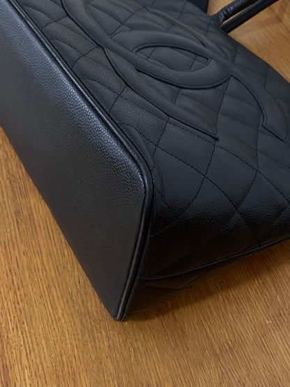 CHANEL CAVIAR MEDALLION TOTE GOLD HW
