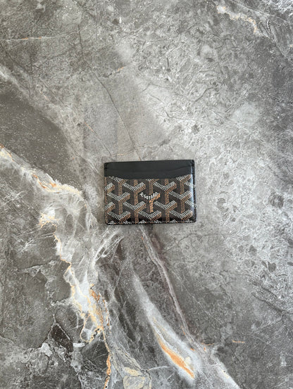 GOYARD SAINT-SULPICE CARD WALLET BLACK