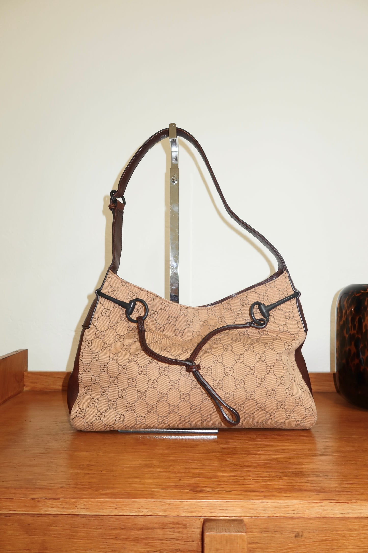 GUCCI HORSEBIT GG SHOULDER BAG