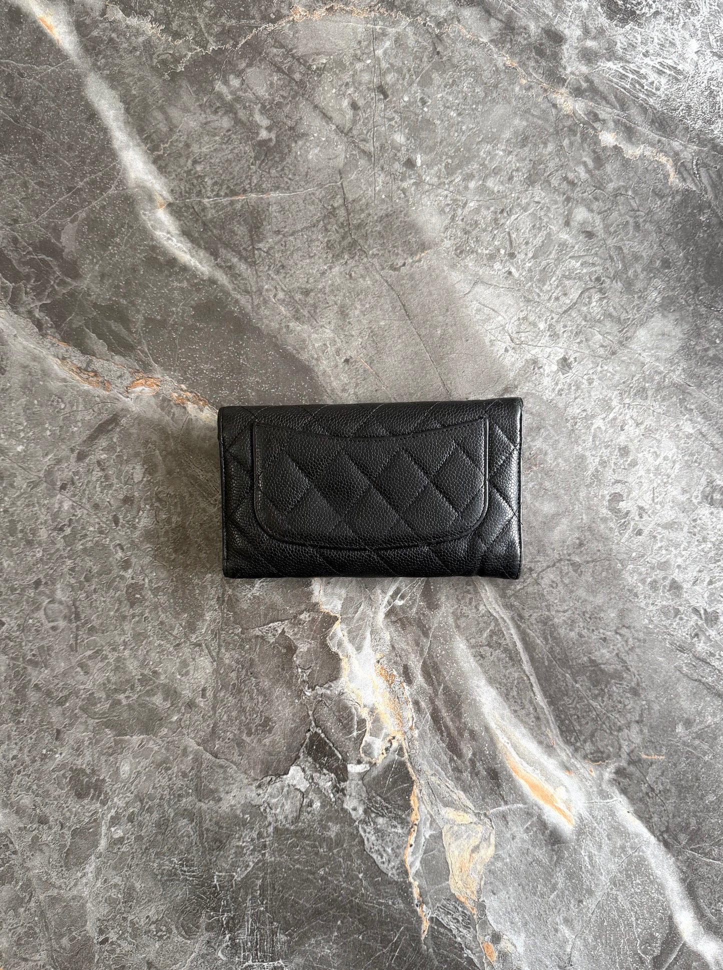 CHANEL CAVIAR TIMELESS CLASSIC WALLET GOLD HW