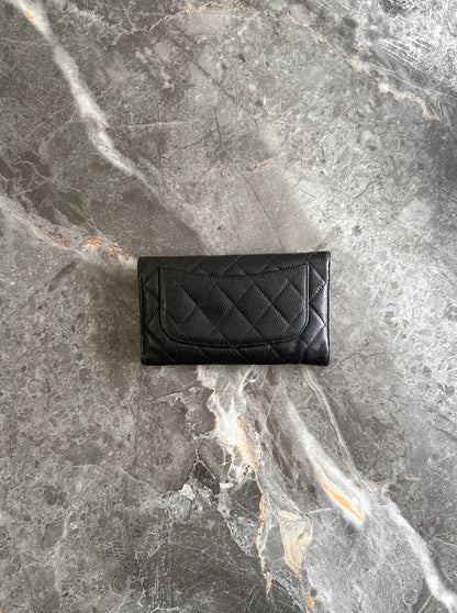 CHANEL CAVIAR TIMELESS CLASSIC WALLET GOLD HW