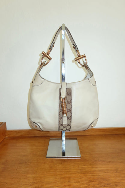 GUCCI JACKIE 1961 MONOGRAM BEIGE