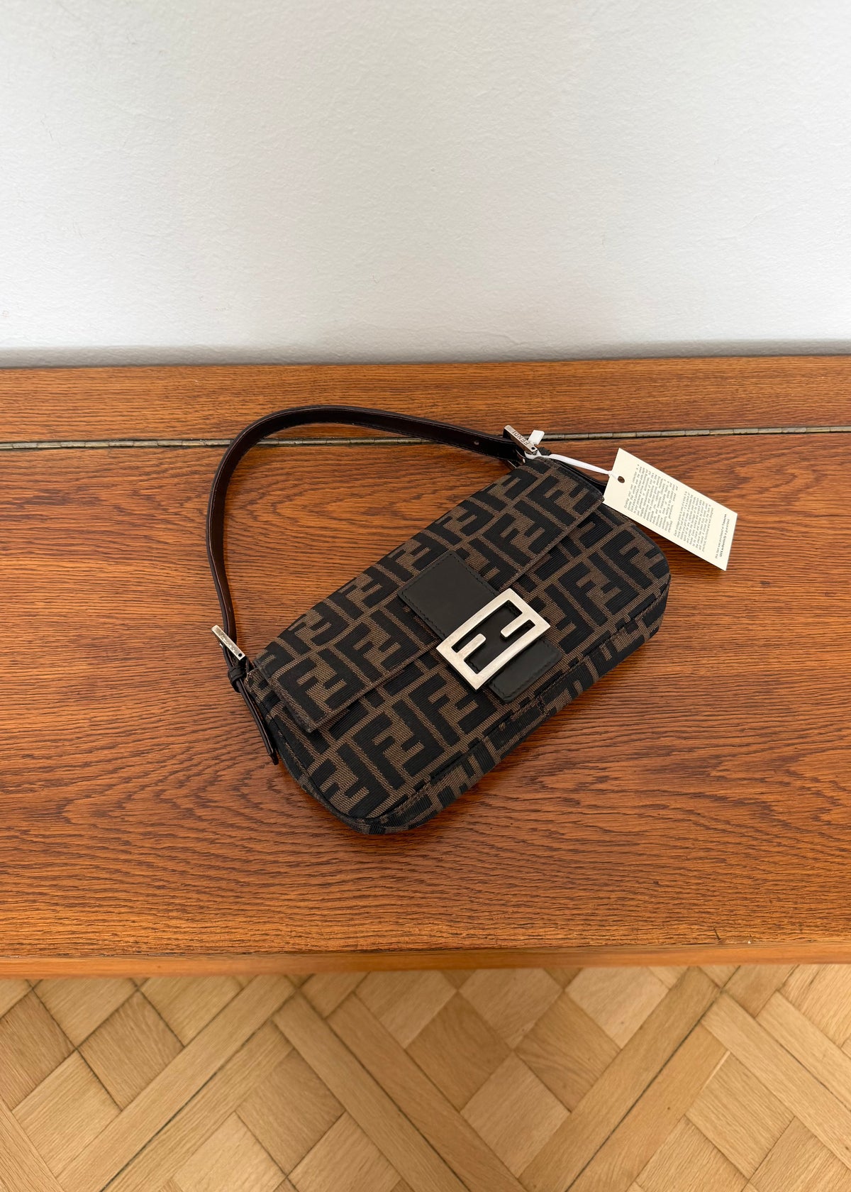 Fendi Zucca Baguette Bag