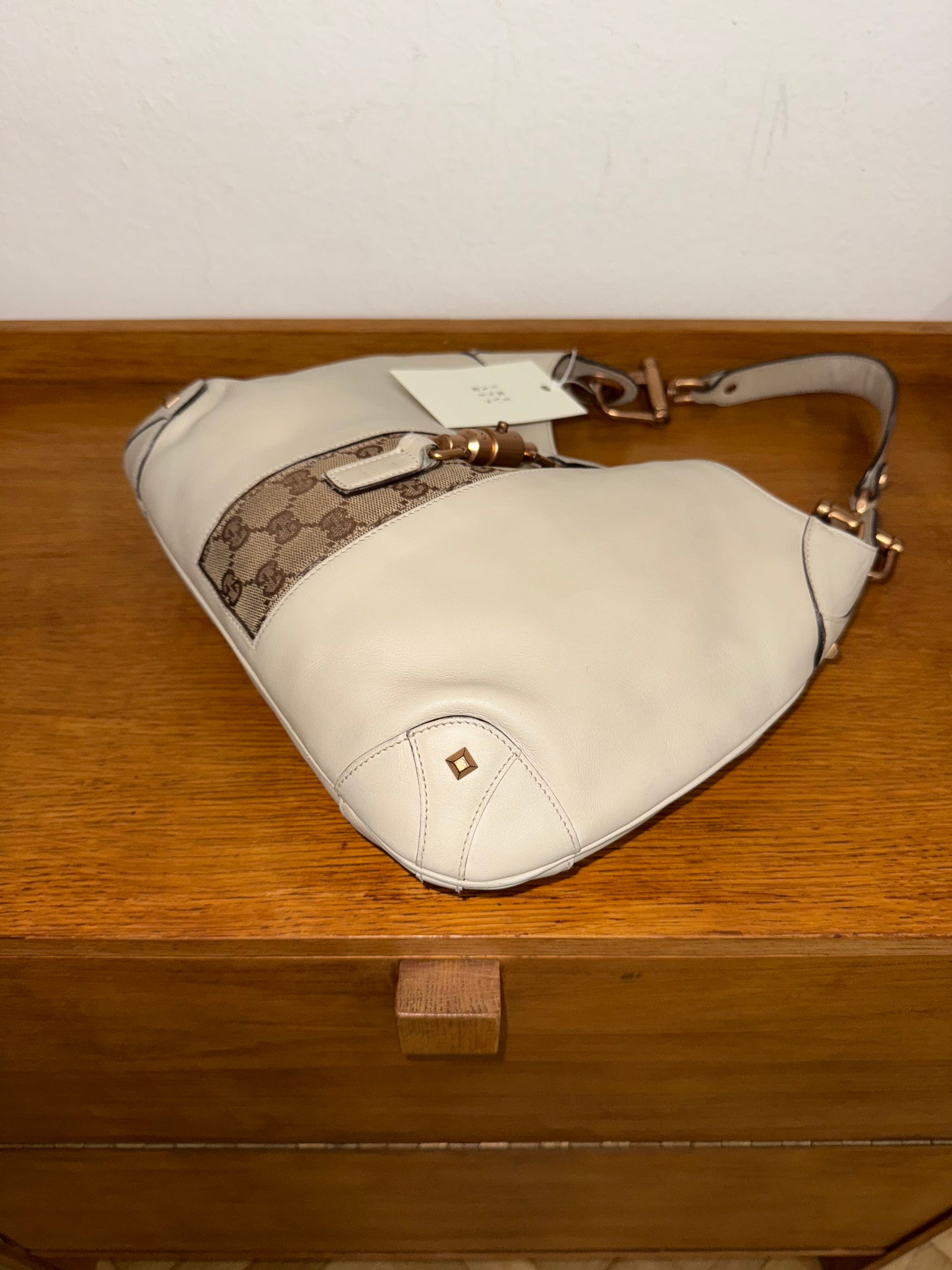 GUCCI JACKIE 1961 MONOGRAM BEIGE