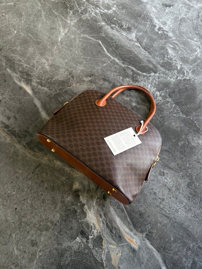 CELINE MACADAM TOP HANDLE BAG