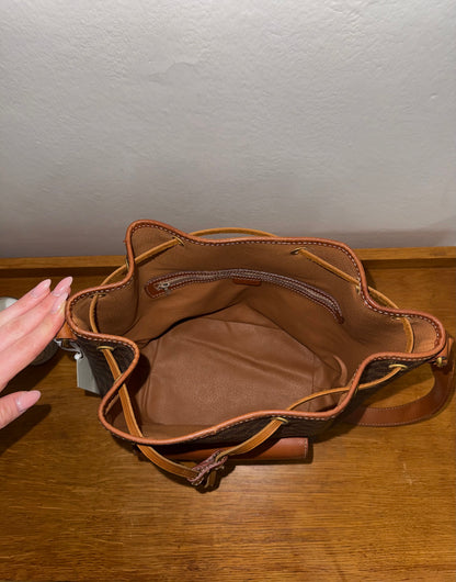 CELINE MACADAM BUCKET BAG