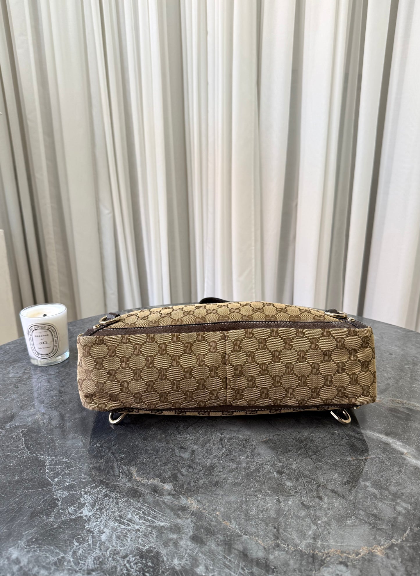 GUCCI GG MONOGRAM SHOPPER TOTE BAG