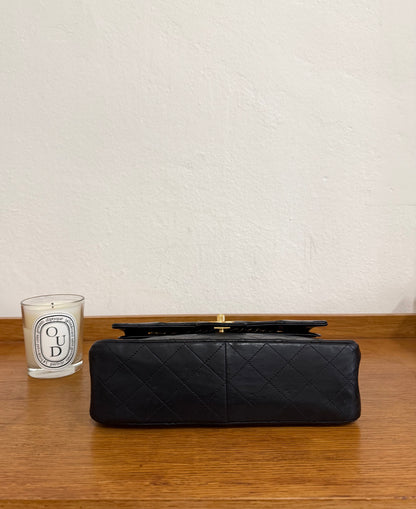 CHANEL DOUBLE FLAP BAG MEDIUM TALL 24K GOLD