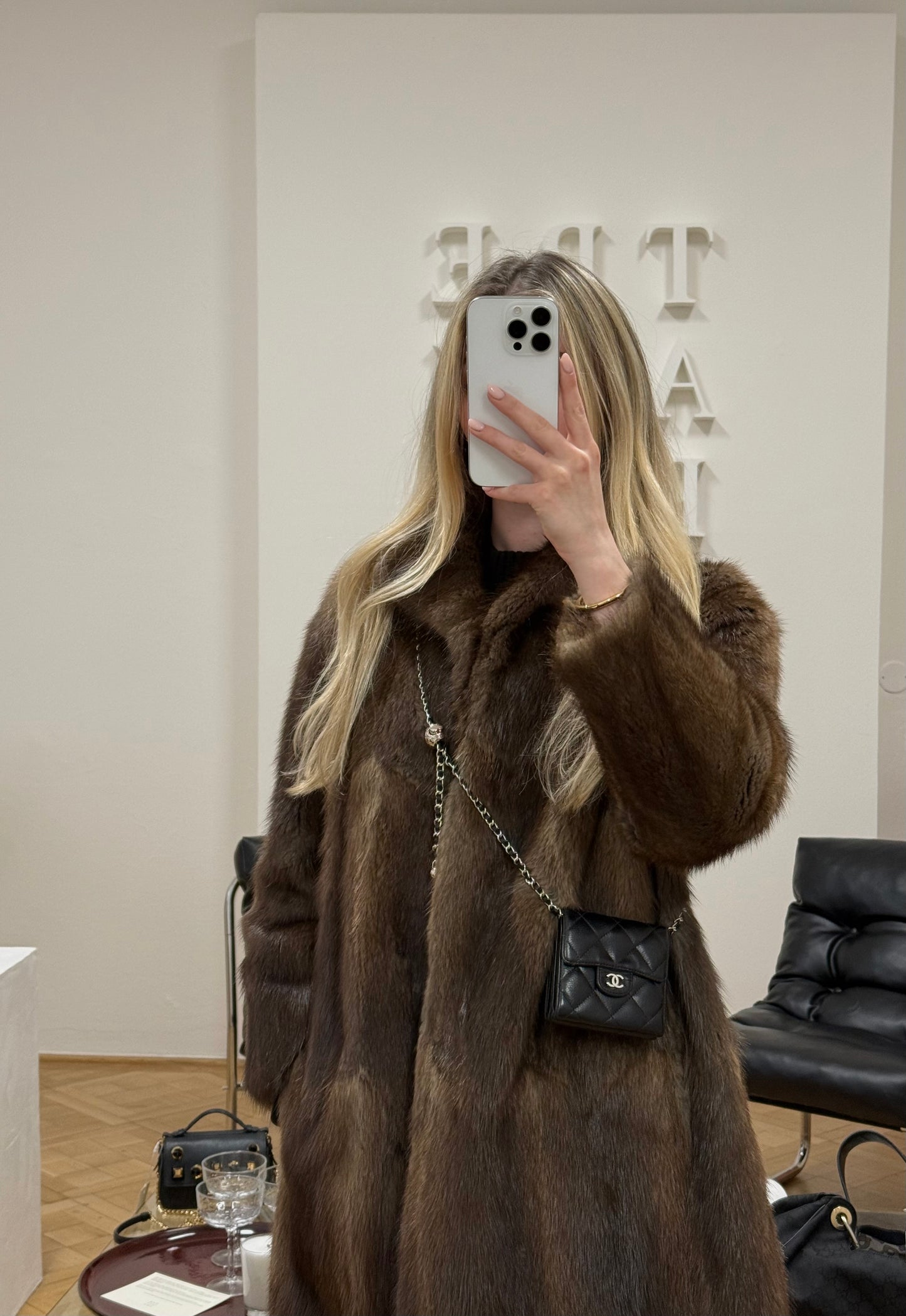 CHANEL MINI WALLET CAVIAR SERIES 11