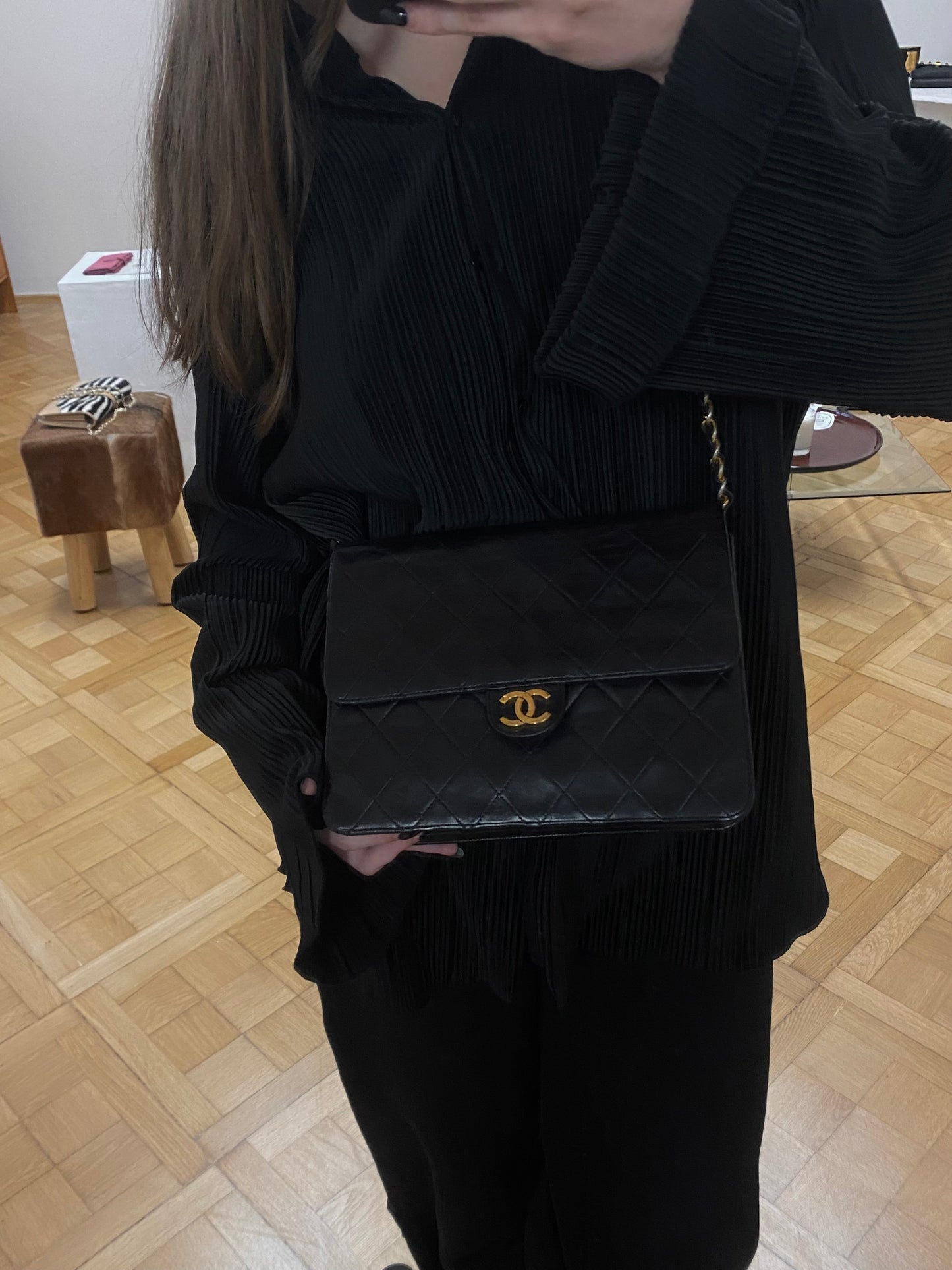 CHANEL 80-90s CLASSIC SINGLE FLAP