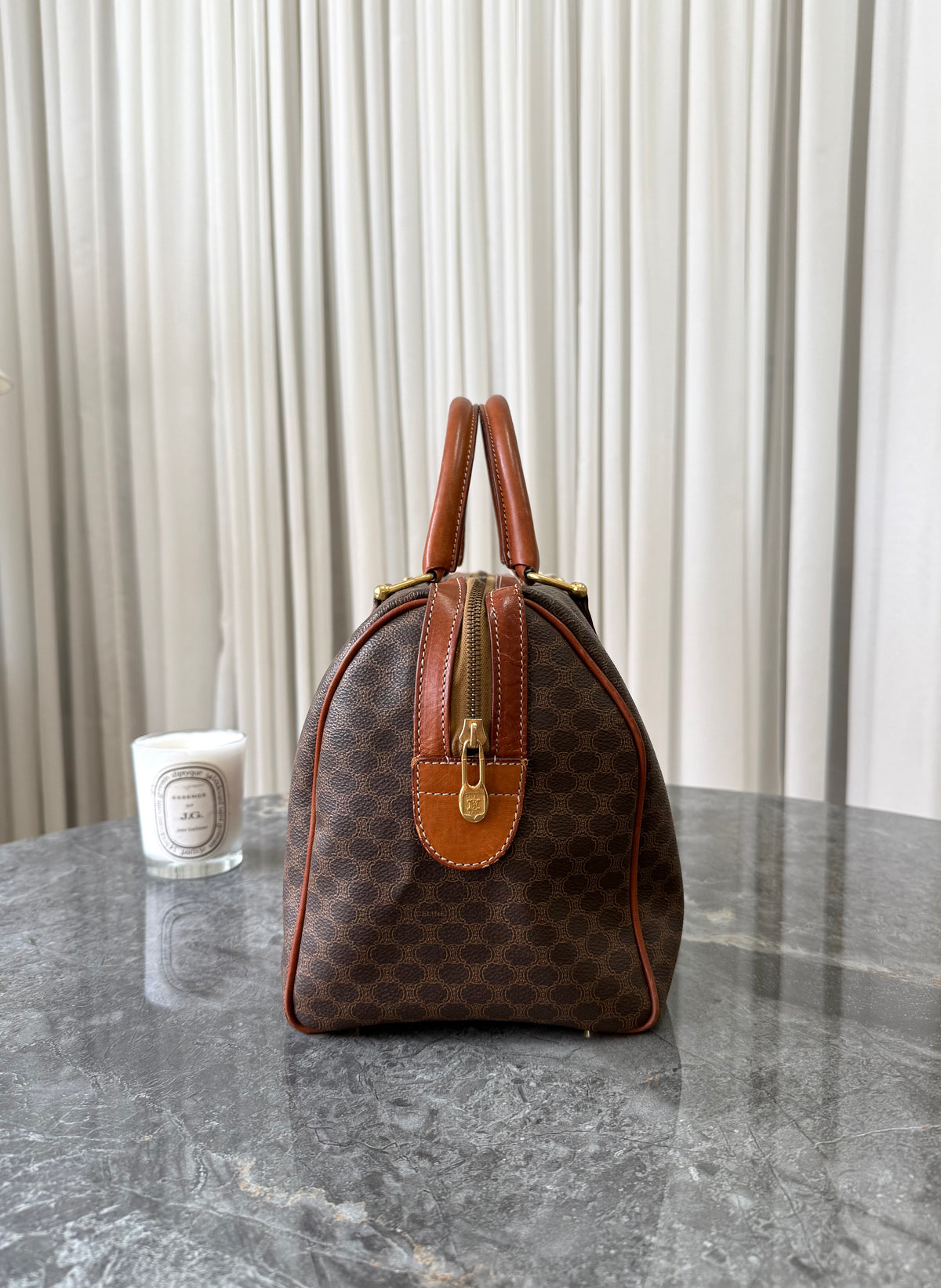 CELINE MACADAM DUFFLE BAG