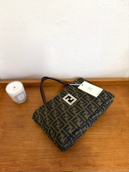 FENDI ZUCCA TOTE HANDBAG
