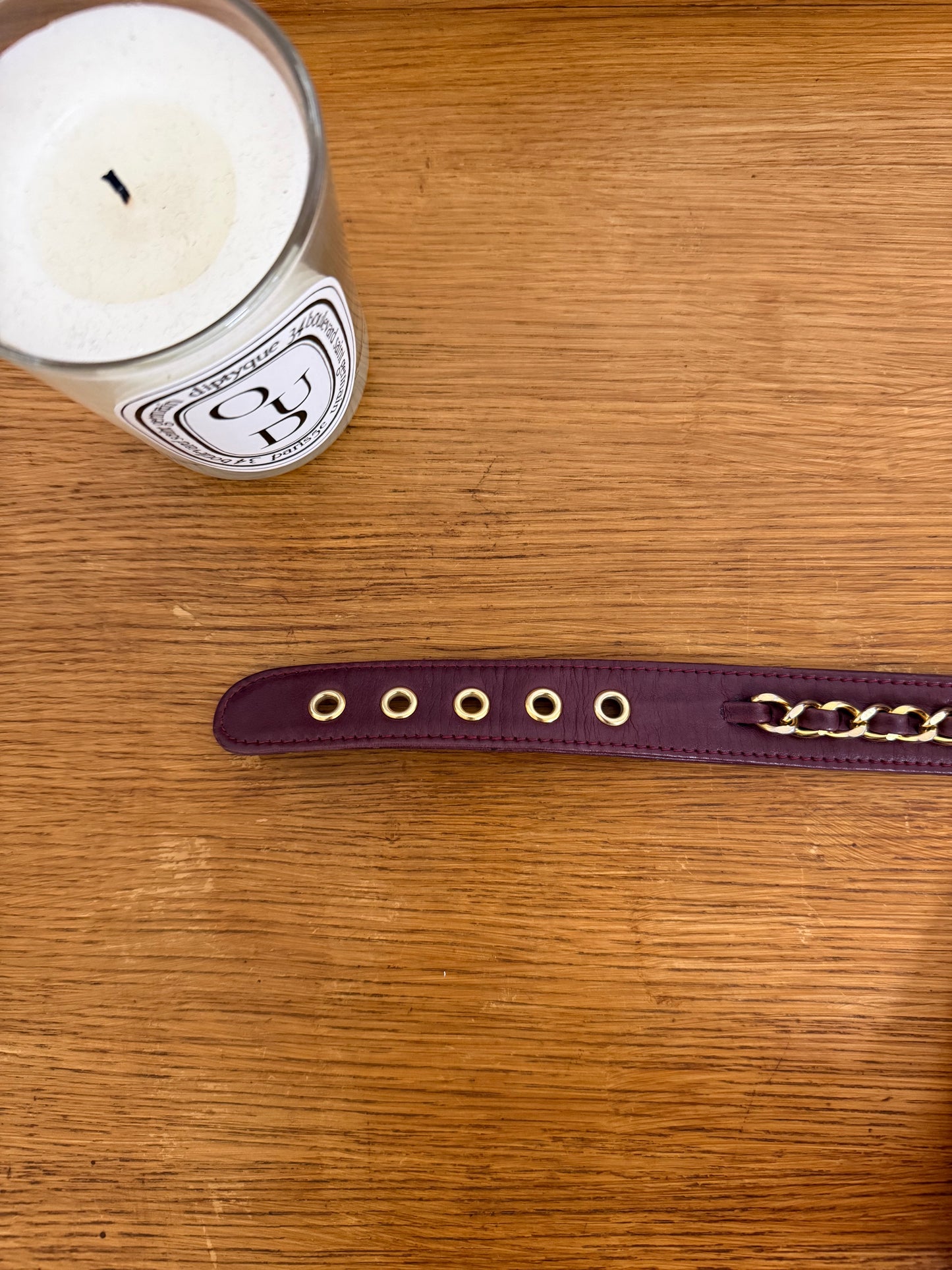 CHANEL BURGUNDY BELT BAG