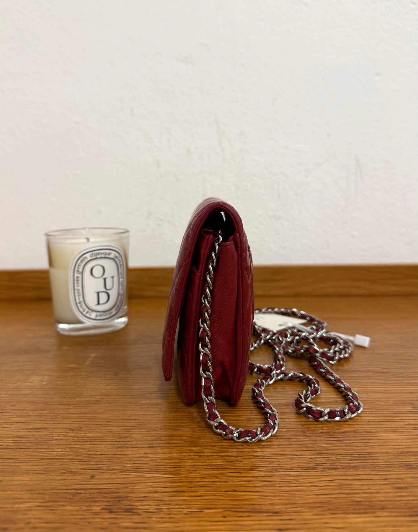 CHANEL WOC RED LAMBSKIN