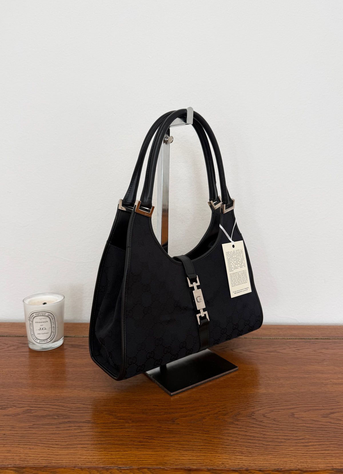 Gucci Jackie GG Monogram Bag Black