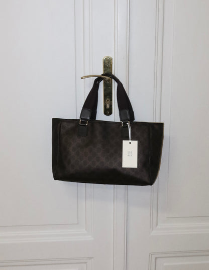 GUCCI GG MONOGRAM SHOPPER TOTE BAG