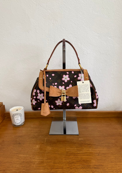 LV TAKASHI MURAKAMI CHERRY BLOSSOM SAC RETRO BOW