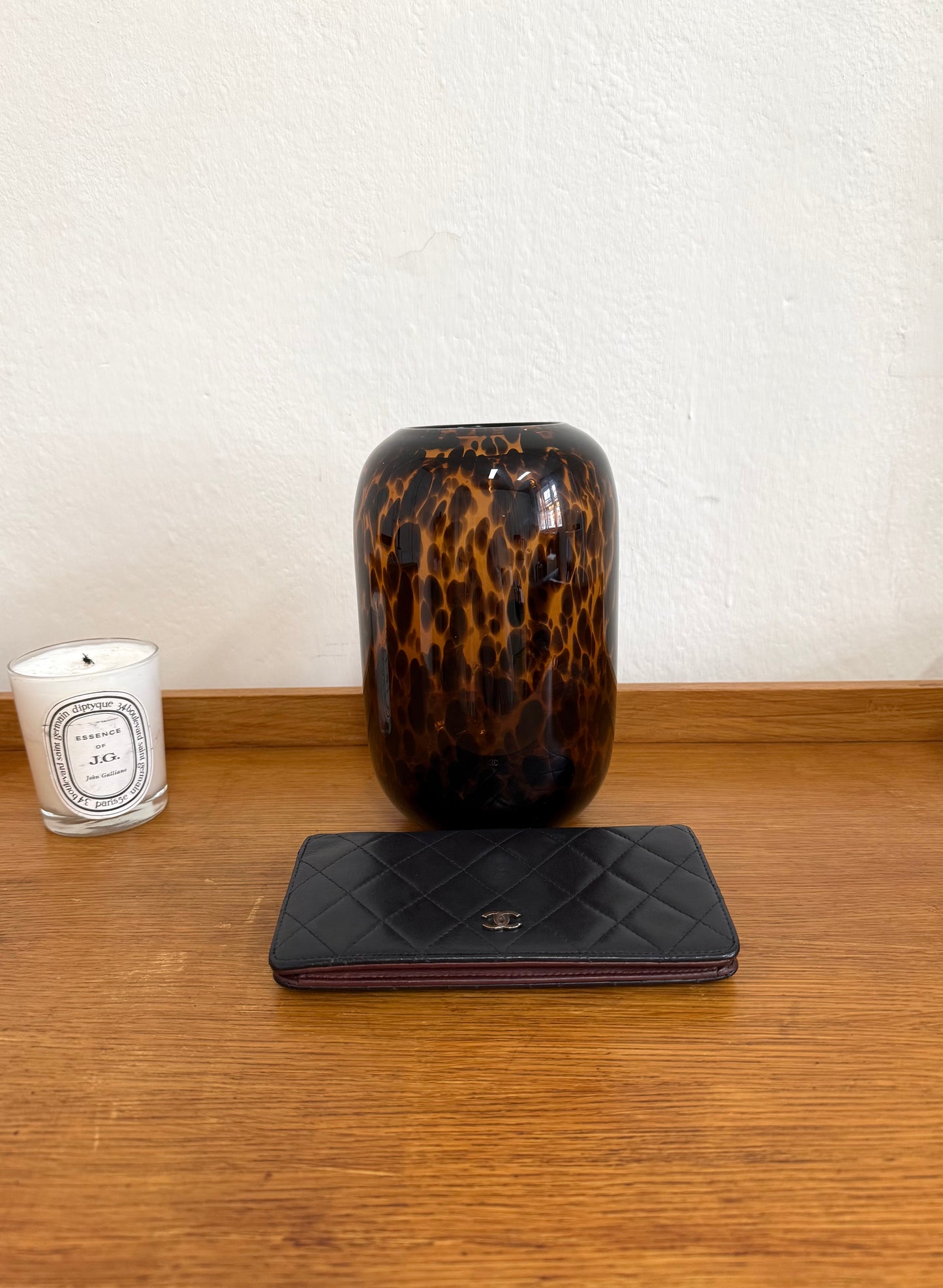 SERIES 10 CHANEL CLASSIC LONG WALLET LAMBSKIN BLACK