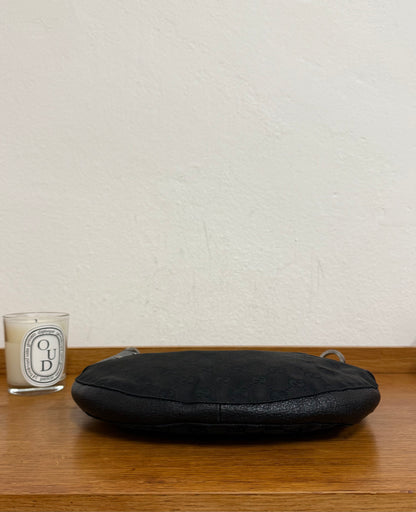 GUCCI GG MONOGRAM HALFMOON BLACK