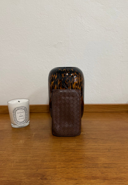 BOTTEGA VENETA INTRECCIATO WALLET BROWN