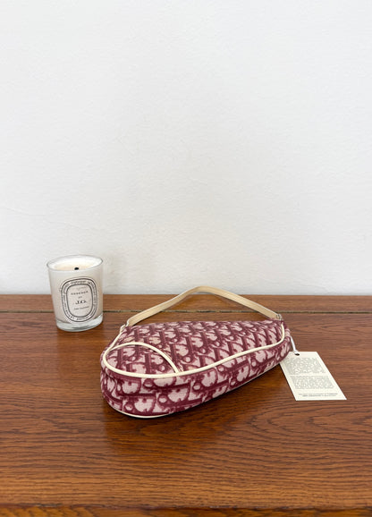 DIOR SADDLE MONOGRAM JOHN GALLIANO RED