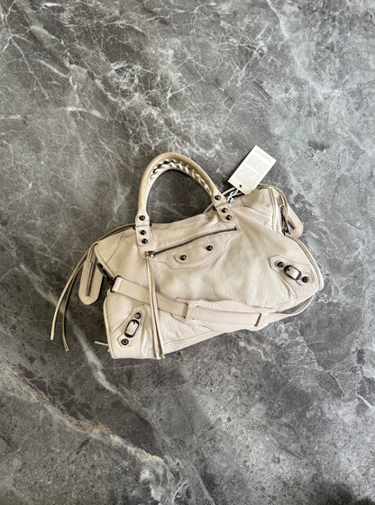Balenciaga City Bag Cream Brass HW