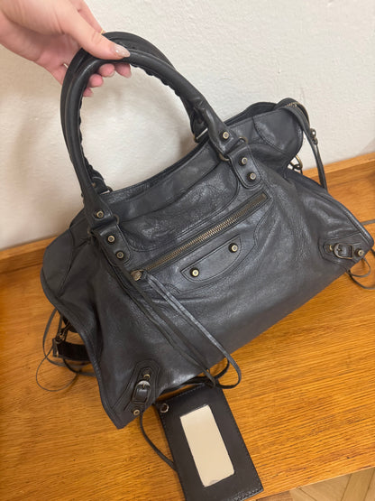 BALENCIAGA CITY BAG GREY