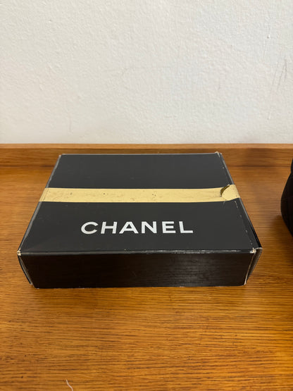 CHANEL LAMBSKIN SINGLE FLAP BAG & BOX & ENTRUPY