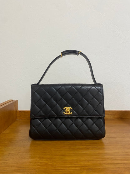 CHANEL TOP HANDLE FLAP TWIST LOCK