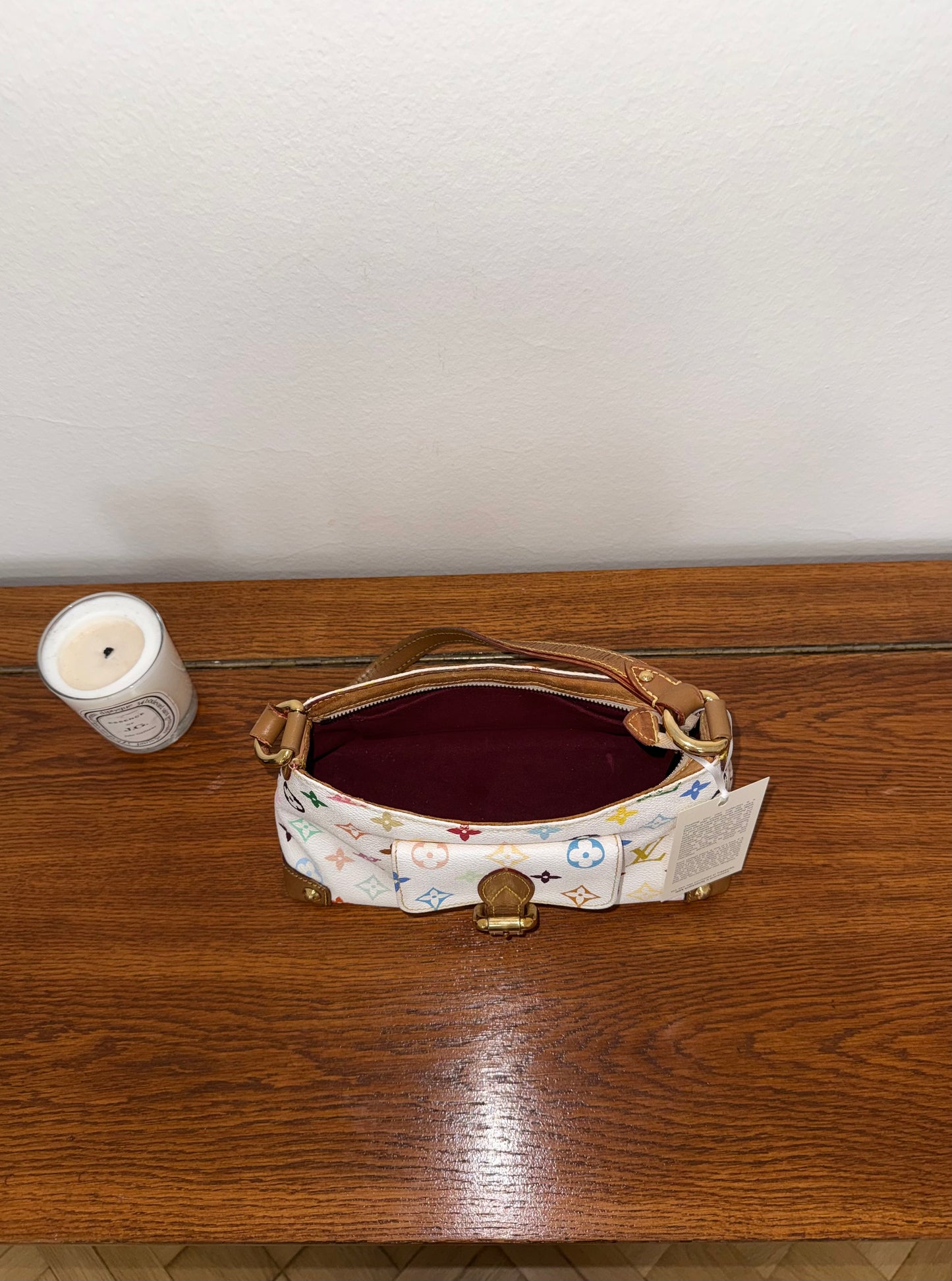 LV X TAKASHI MURAKAMI MULTICOLOR ELIZA HANDBAG