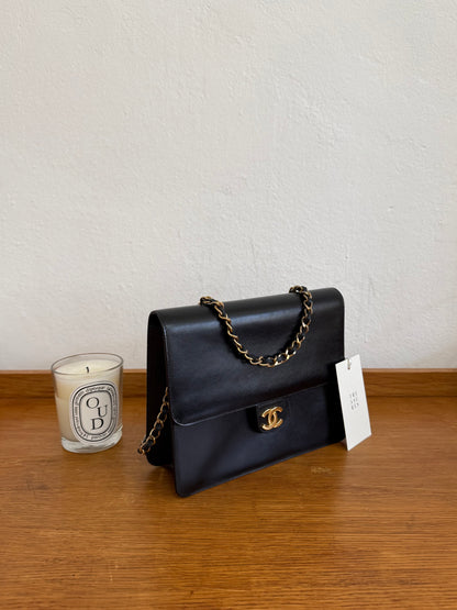 CHANEL BOX CALF FLAP BAG