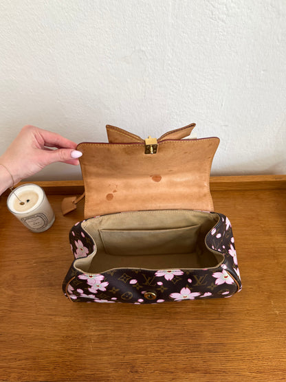 LV TAKASHI MURAKAMI CHERRY BLOSSOM SAC RETRO BOW