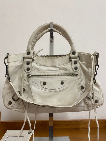 BALENCIAGA FIRST BAG CREAM - ENTRUPY