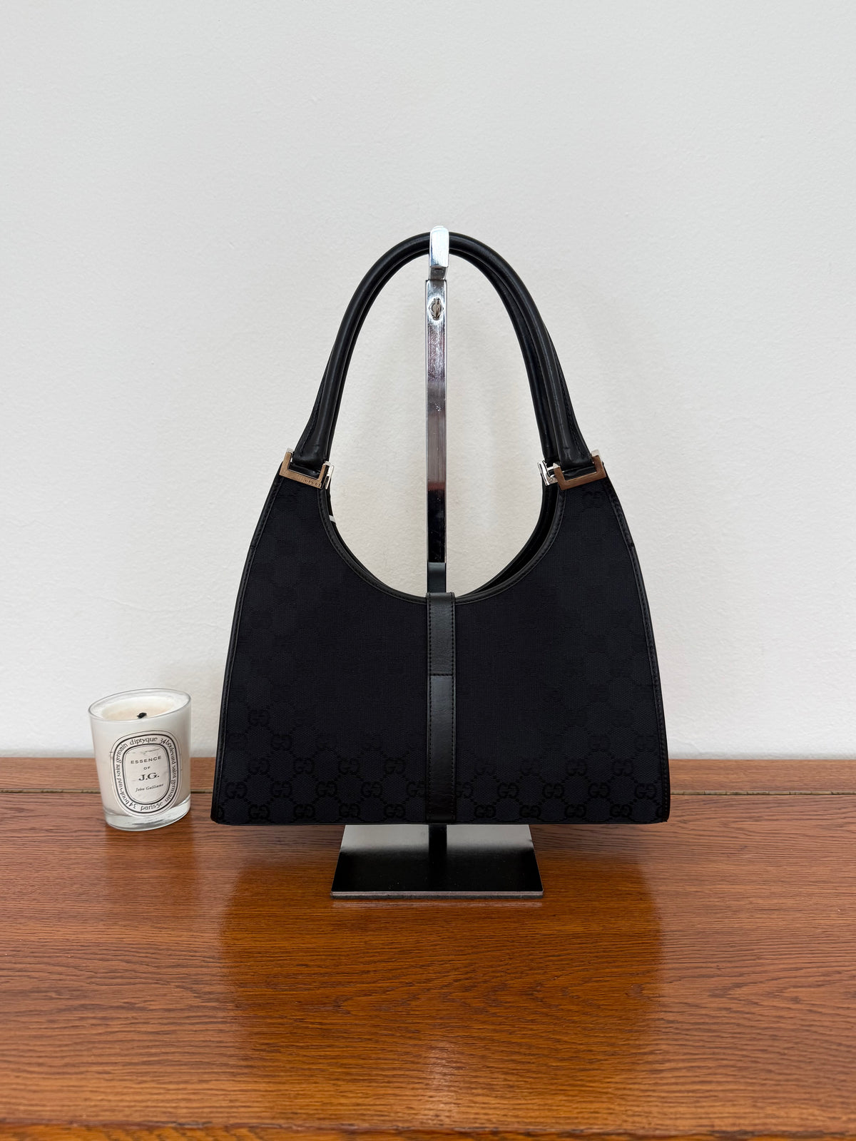 Gucci Jackie GG Monogram Bag Black